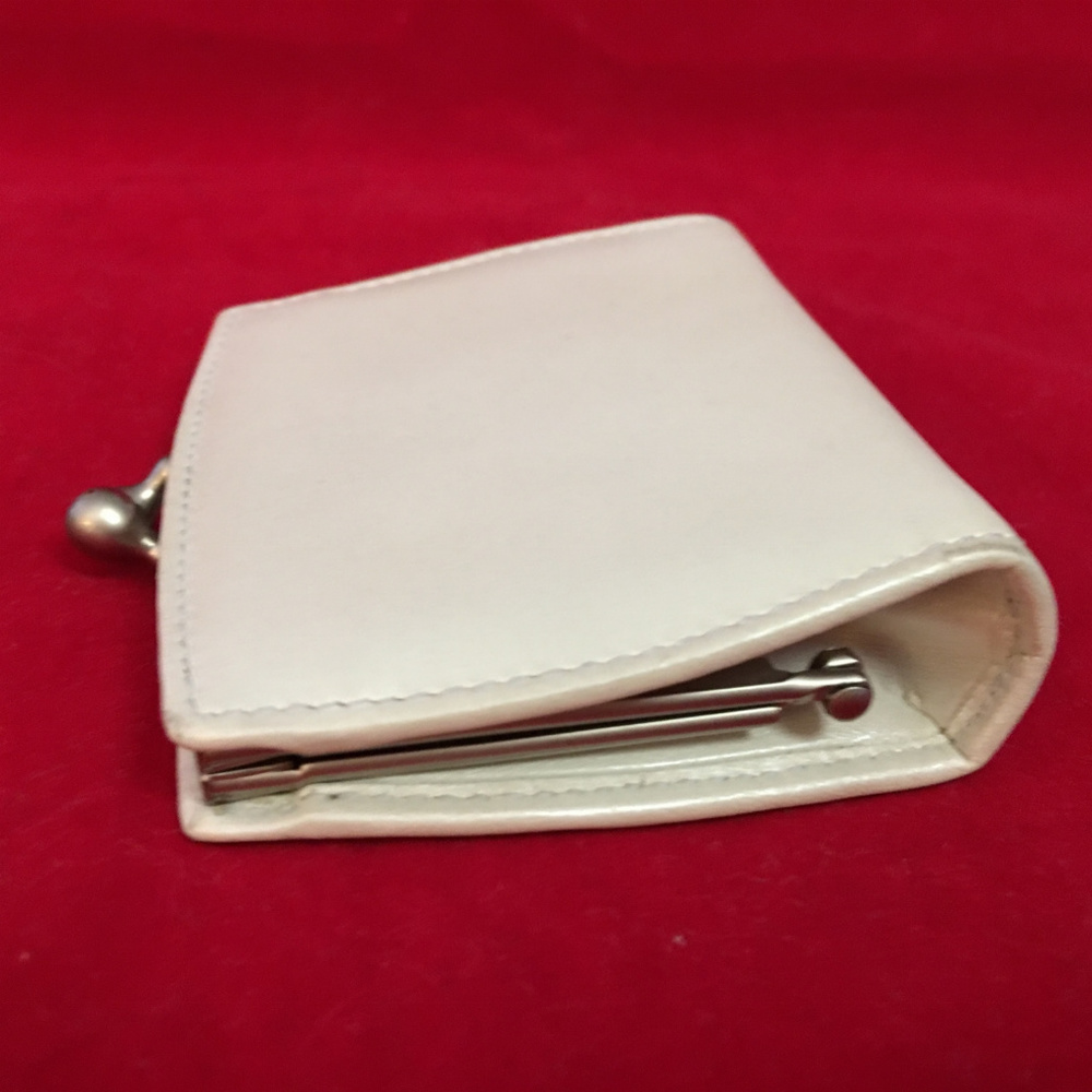 SOLD! COACH Madison Ivory Leather Mini Coin Purse - Picture 6 of 8